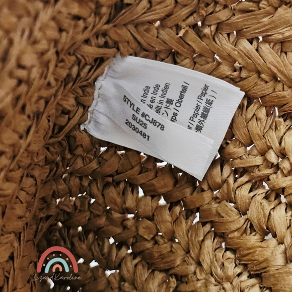 New! J. Crew Malta Handwoven Straw Bucket Tote NWOT - Picture 14 of 15